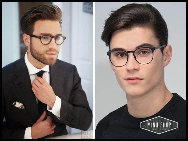 Tóc Undercut hiện đại, phá cách dành cho nam giới đeo kính cận