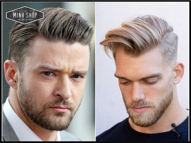 Tóc Undercut kết hợp mái dài, tạo vẻ mạnh mẽ cho tóc ngắn trán cao nam