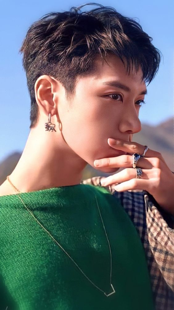 tóc undercut messy layer hiện đại, cá tính