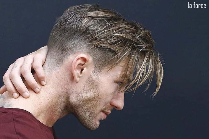 Tóc Undercut vuốt ngược đầy phong độ cho tóc ngắn cho mặt dài nam