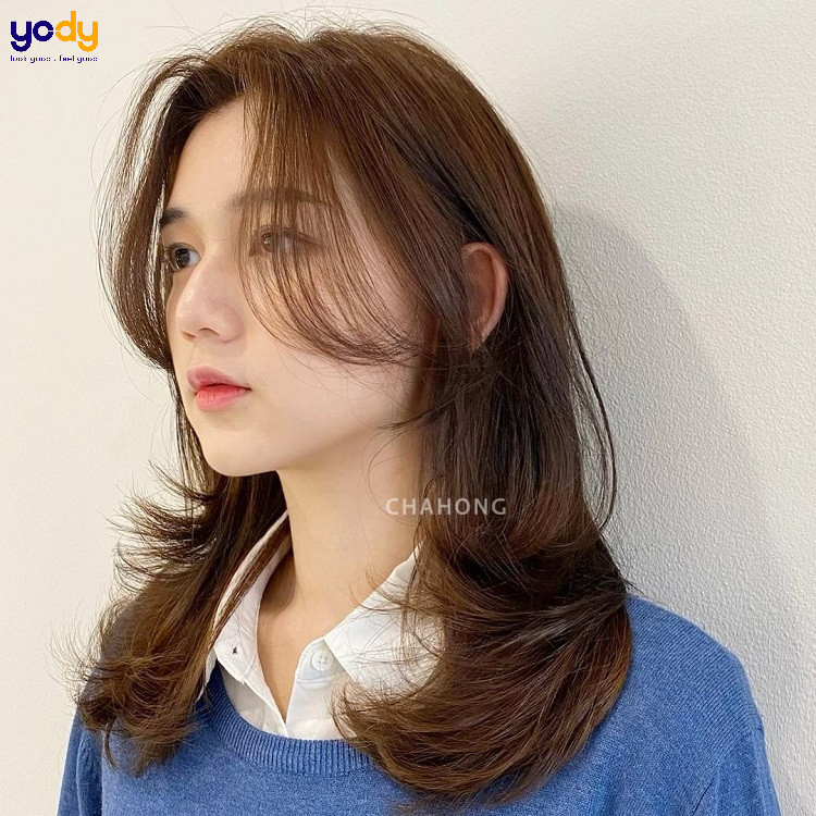 Tóc uốn đuôi mái bay trẻ trung
