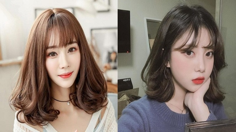 Tóc uốn lọn to mái thưa nhẹ nhàng và duyên dáng