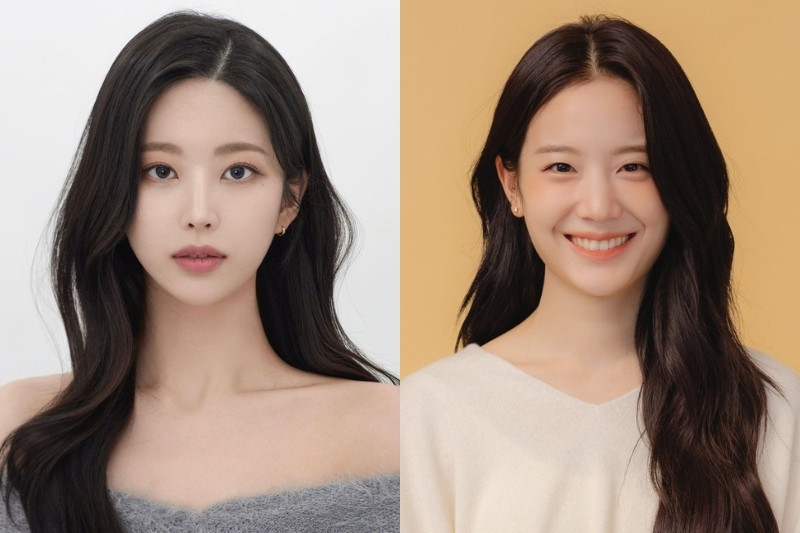 Tóc uốn sóng lơi chia ngôi lệch che trán cao