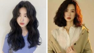 Tóc uốn xoăn sóng lơi không mái