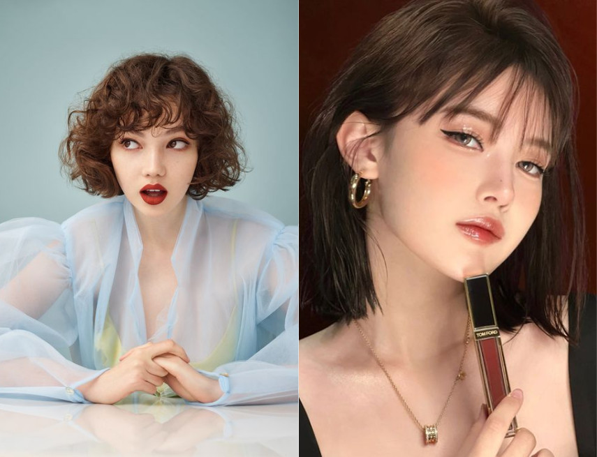 Tóc Vic với phần mái dài hơn phía trước giúp kéo dài tỷ lệ khuôn mặt tròn