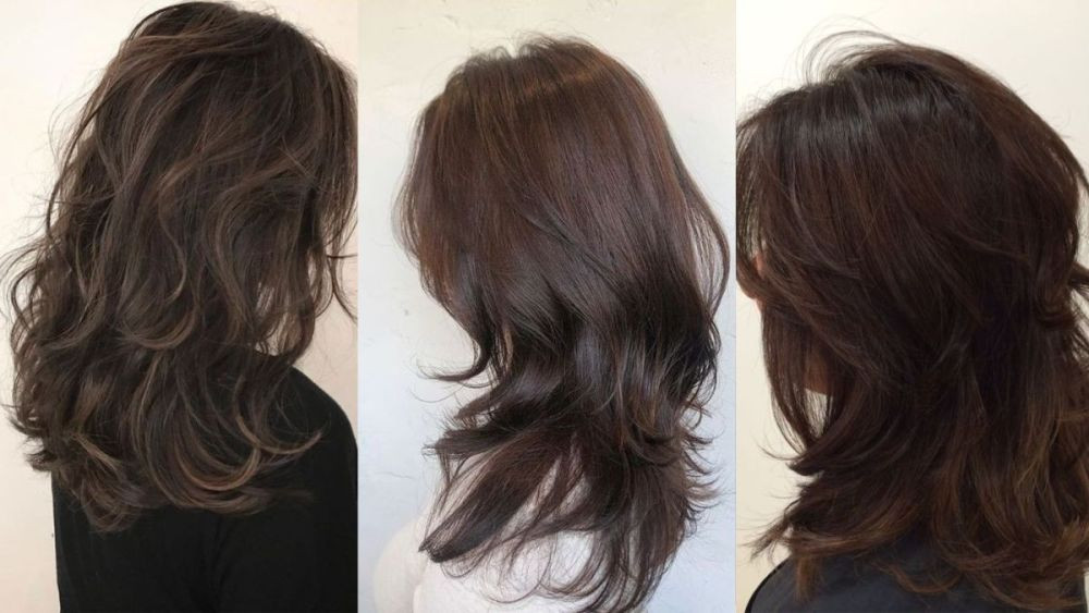 Tóc wolfcut sóng lob trẻ trung