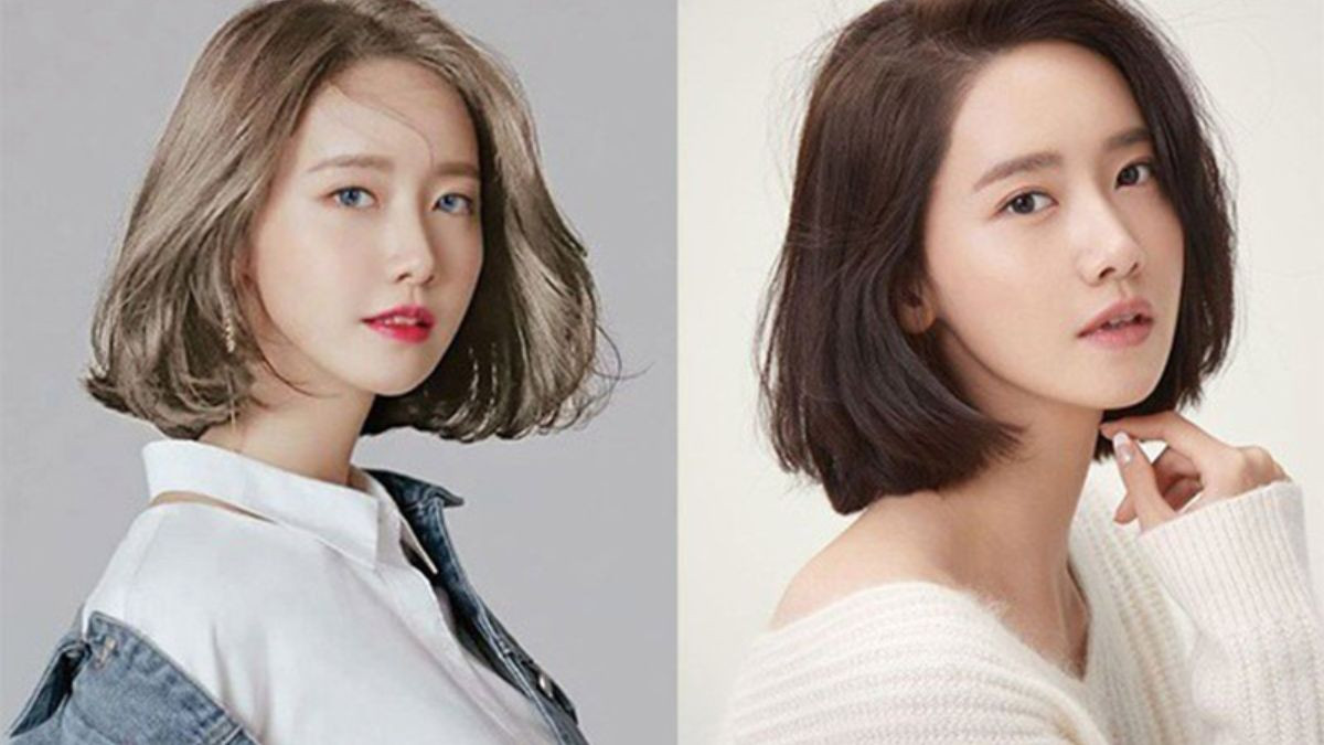 Tóc xoăn chữ C tóc ngắn layer giúp khuôn mặt dài cân đối