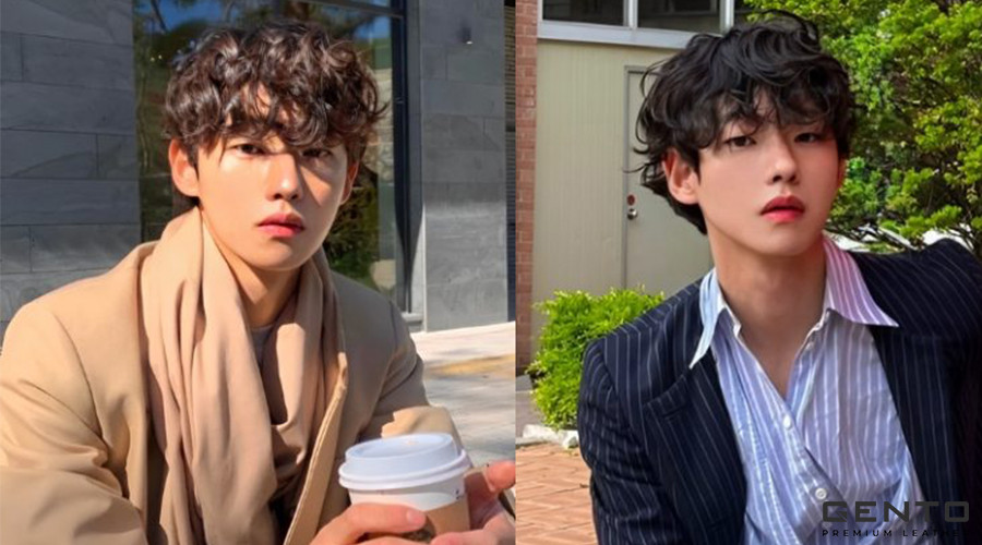 tóc xoăn phồng ấn tượng cho nam mặt vuông