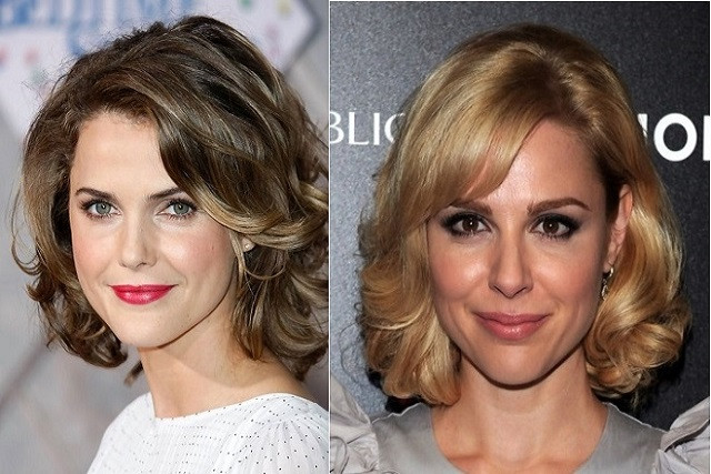 Tóc xoăn sóng lớn bồng bềnh cho bà sui