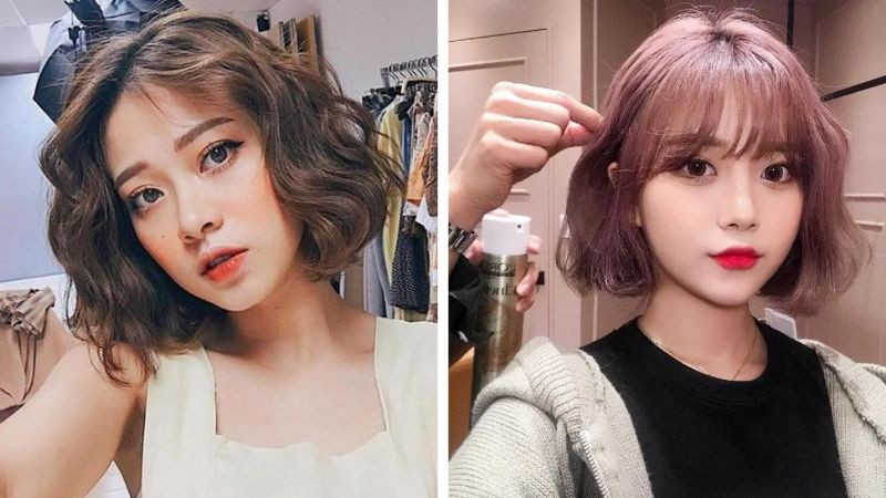 Tóc xoăn sóng nước lơi ngắn cá tính và sành điệu