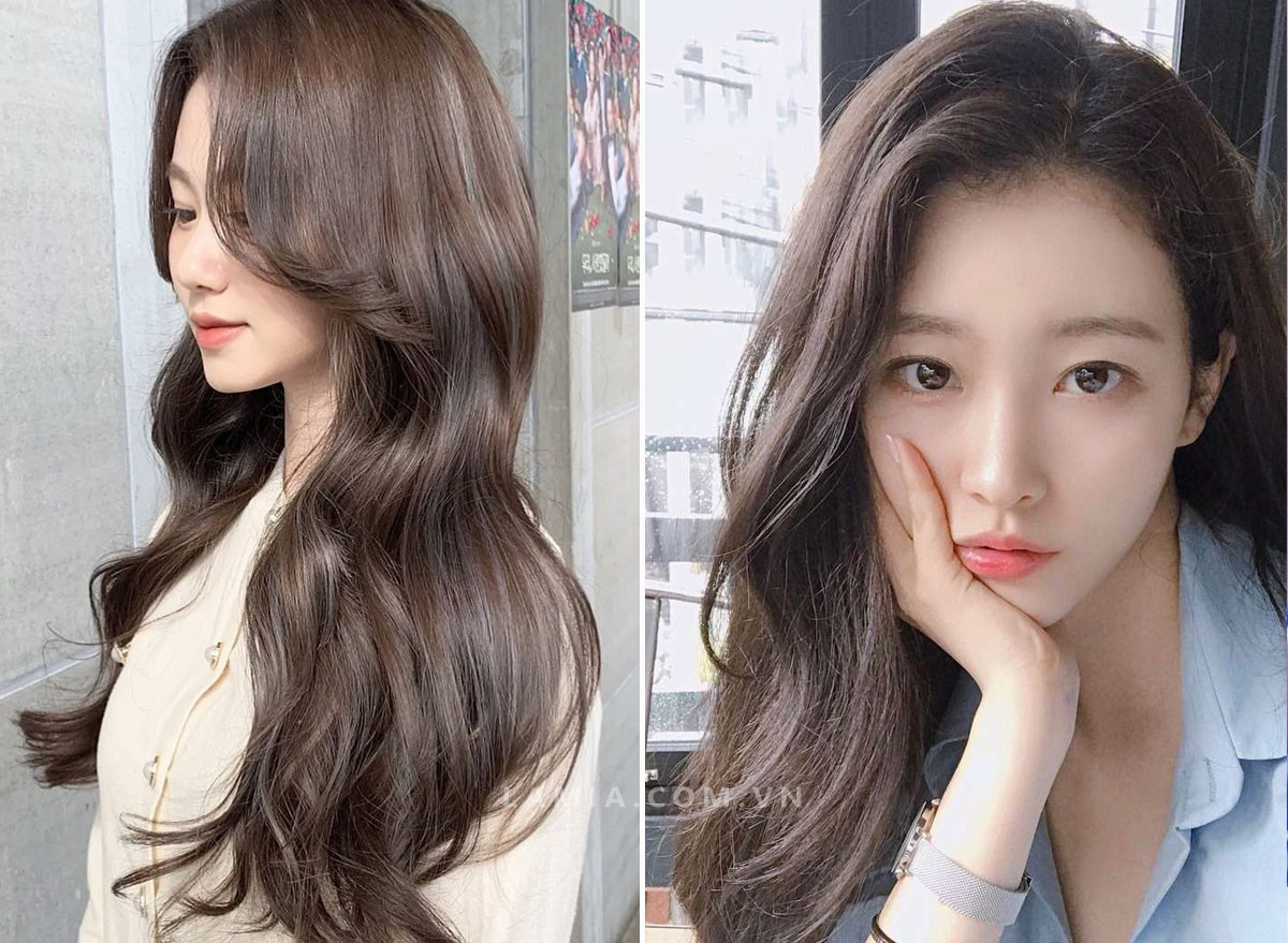 Tóc xoăn sóng to với mái bay nhẹ nhàng