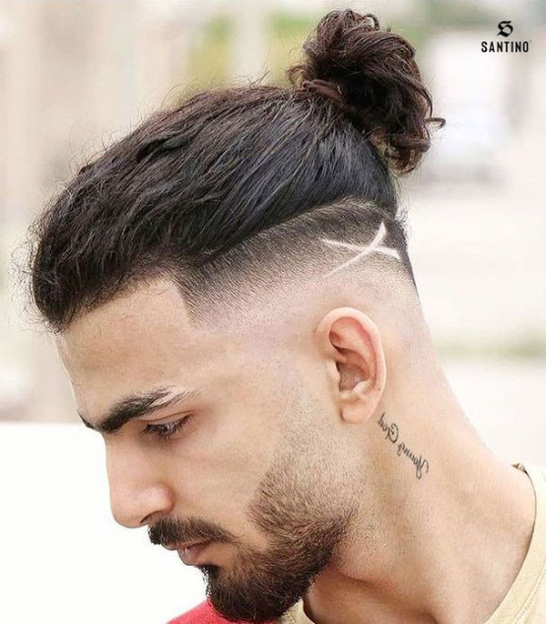 Top Knot cá tính, một kiểu tóc nam đẹp năm 2024 độc đáo