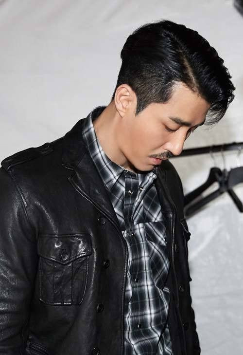 Undercut Slicked Back High Fade