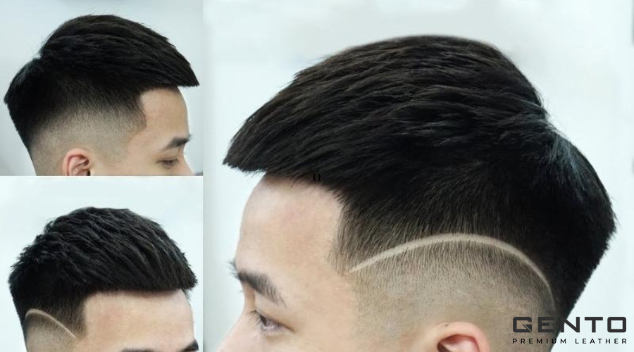 Uốn xoăn tóc ngắn nam kiểu Mohican hiện đại