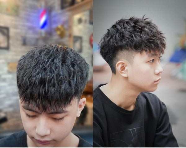 Xu hướng tóc nam uốn nhẹ Hàn Quốc