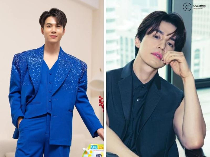 Anh Tú với kiểu tóc tỉa layer mái dài giống diễn viên Lee Dong Wook