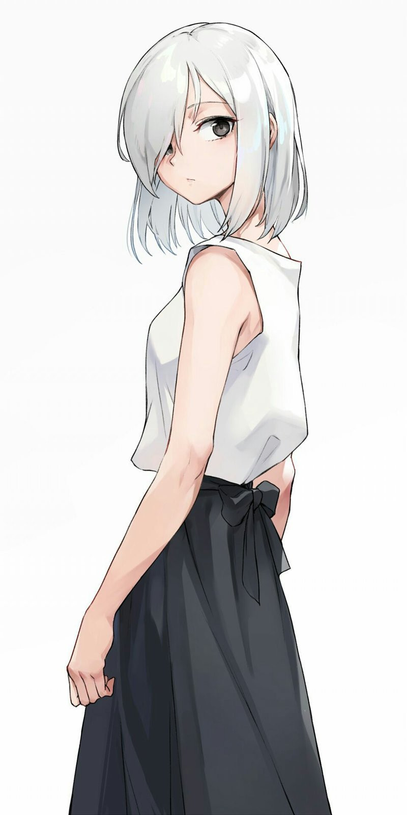 Anime nữ tóc ngắn hòa quyện ấn tượng