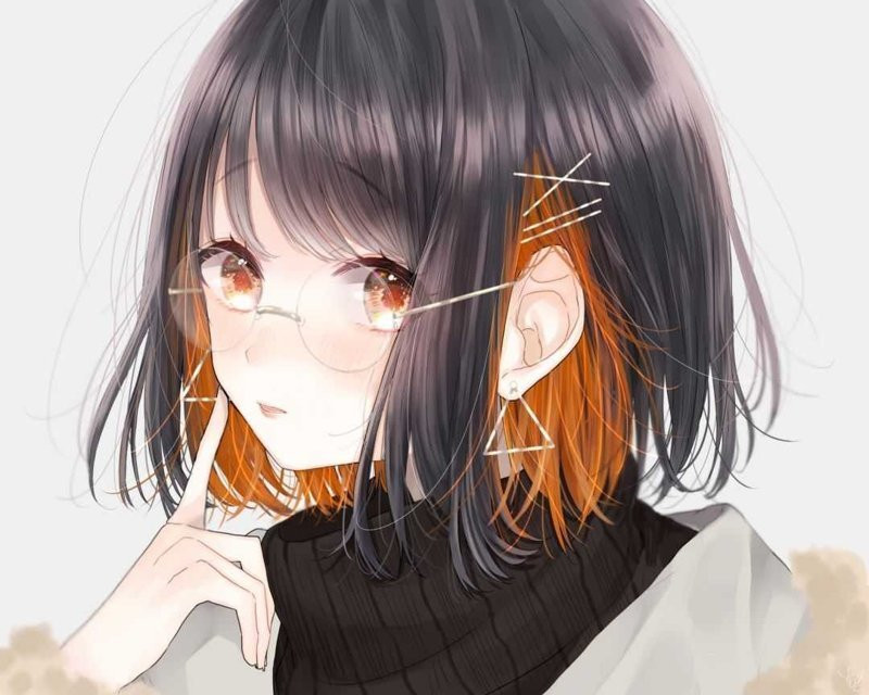 Anime nữ tóc ngắn năng động