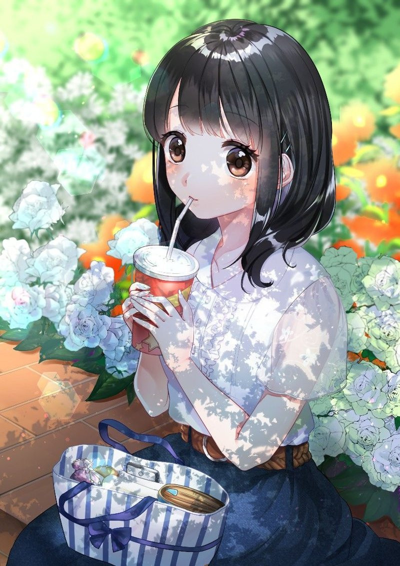 Anime nữ tóc ngắn phong cách cá tính