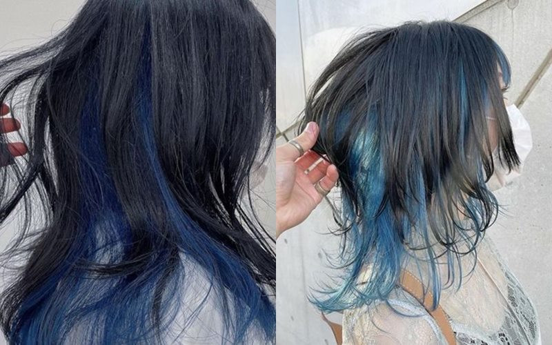 Bảng màu nhuộm cho tóc ngắn mullet wolfcut nữ