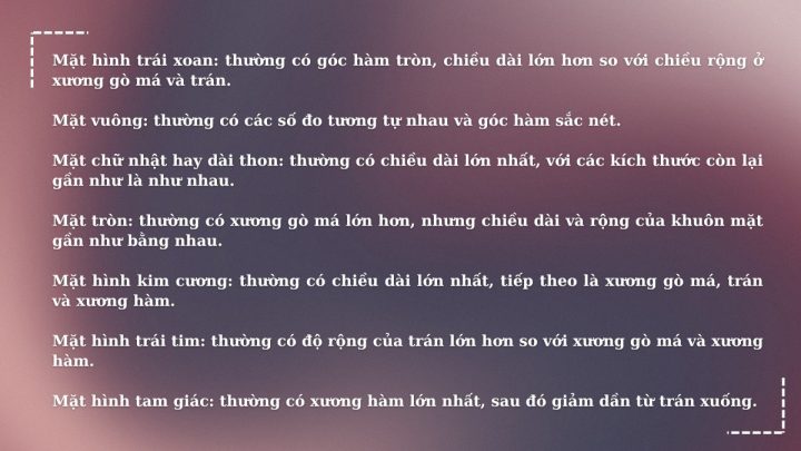 Cách xác định hình dáng khuôn mặt dài nam giới