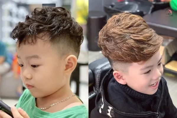 Cận cảnh kiểu tóc Mohawk được điều chỉnh phù hợp cho trẻ em