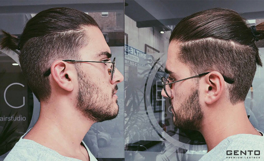 Cắt tóc kiểu Man bun Undercut lãng tử, lịch lãm.