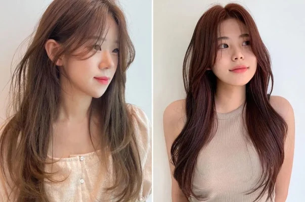 Chăm sóc tóc layer dài có mái để giữ nếp và độ bồng bềnh tự nhiên