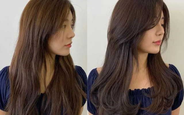 Chăm sóc tóc layer dài ngang lưng để duy trì độ bóng và suôn mượt