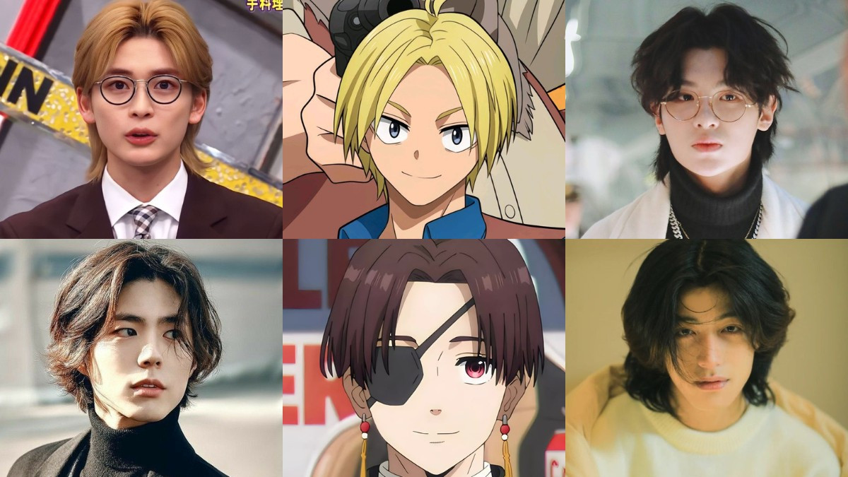 Chàng trai với kiểu tóc anime đẹp rẽ ngôi 5/5 thanh lịch