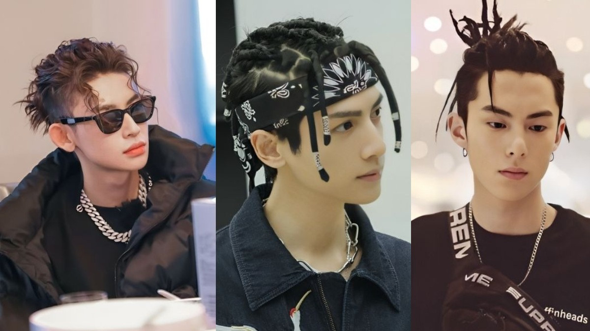 Chàng trai với kiểu tóc buộc sau (Man Bun) phong trần, cá tính, phù hợp cho những khuôn mặt dài.