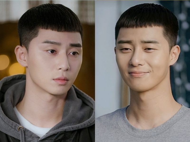 Chàng trai với kiểu tóc nam thể thao buzz cut gọn gàng và mạnh mẽ