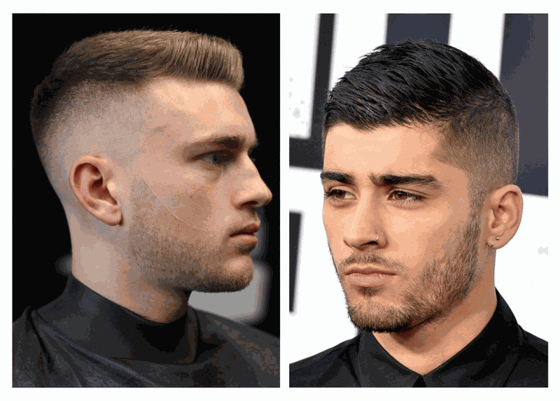 Chàng trai với kiểu tóc nam thể thao crew cut gọn gàng và thanh lịch