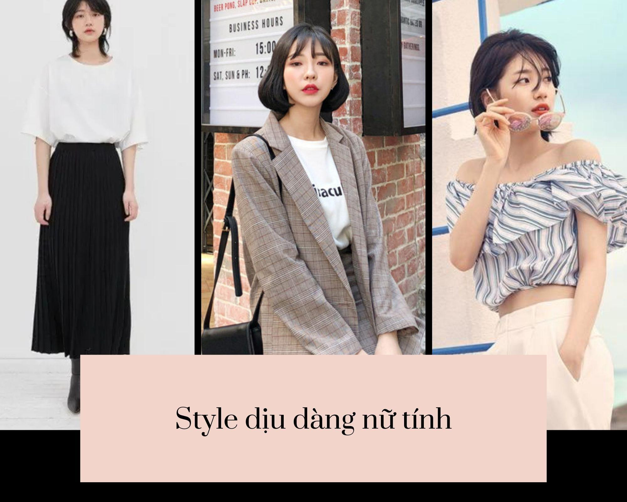 Cô gái diện váy hoa dịu dàng với kiểu tóc mullet layer nữ ngang vai