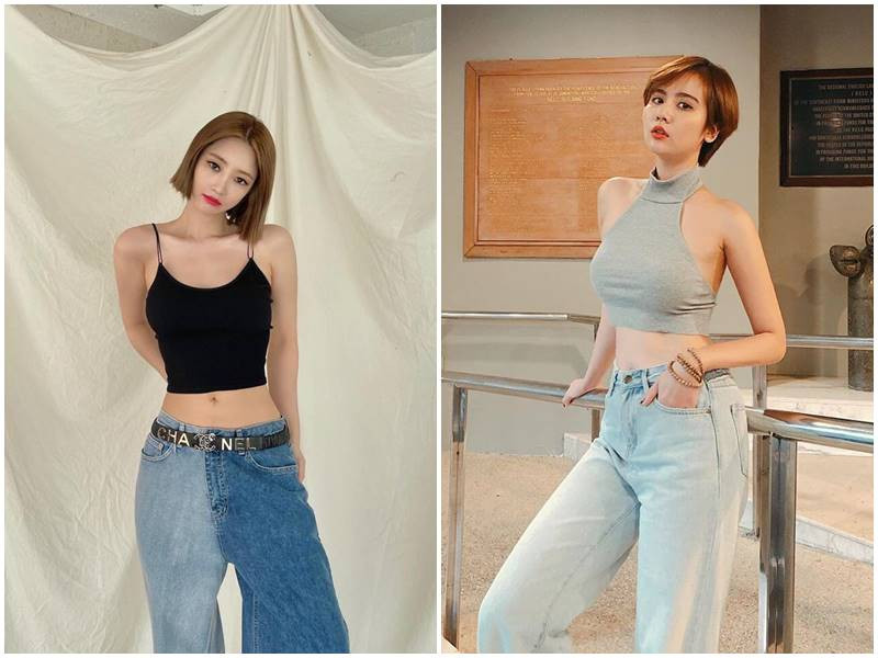 Cô gái tóc ngắn diện croptop cá tính