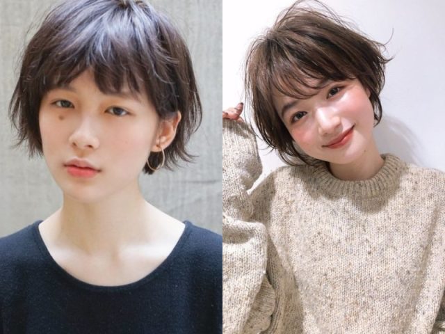 Cô gái tóc tém phù hợp gương mặt tròn