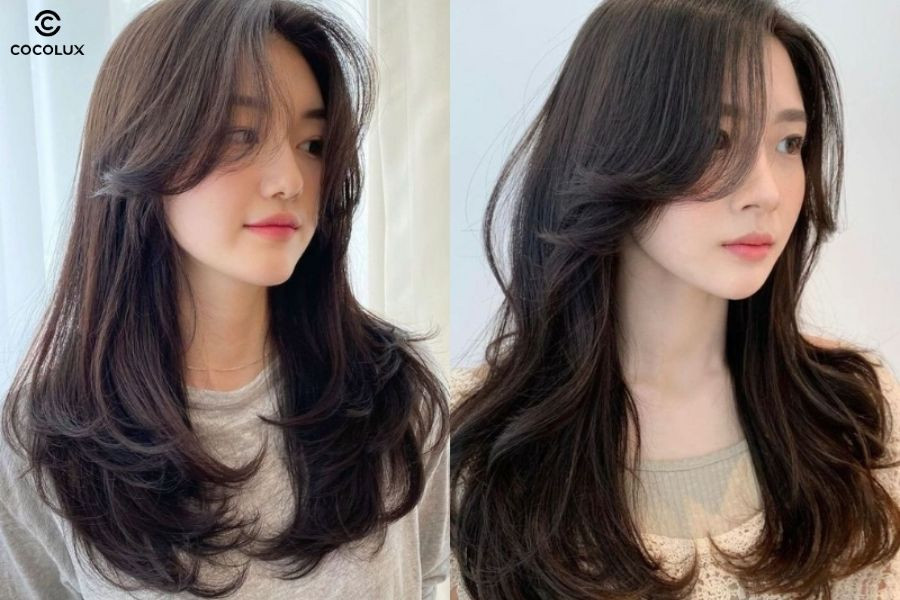 Cô gái với mái tóc uốn đuôi nhẹ nhàng, mang vẻ đẹp đơn giản, thanh lịch dễ phối đồ