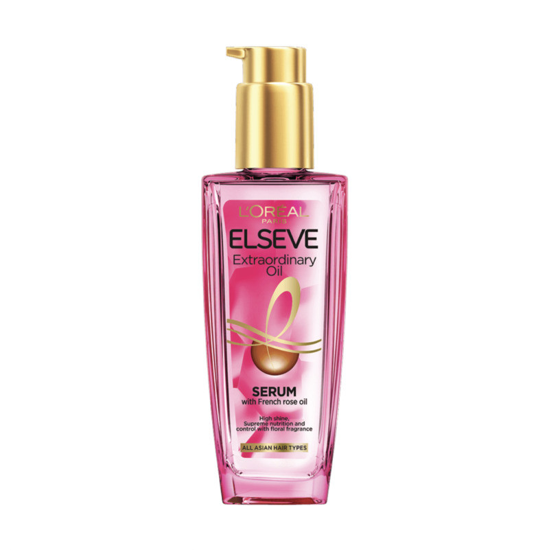 Dầu dưỡng tóc Loreal chiết xuất hoa hồng 100ml giúp tóc tomboy mềm mượt