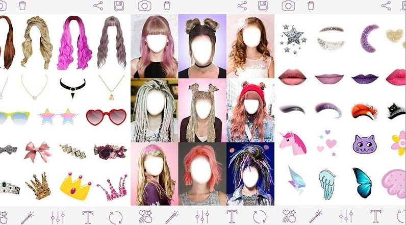 Girls Hairstyles là app kiểm tra mặt hợp với kiểu tóc nào cho phái nữ