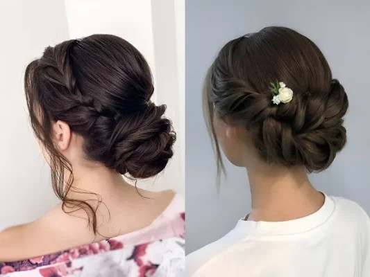 Gợi ý trang phục và trang điểm cho kiểu tóc tết búi cao