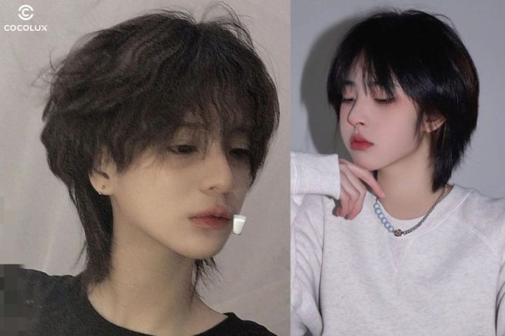 Gương mặt trái xoan dễ dàng kết hợp với nhiều kiểu tóc tomboy ngắn