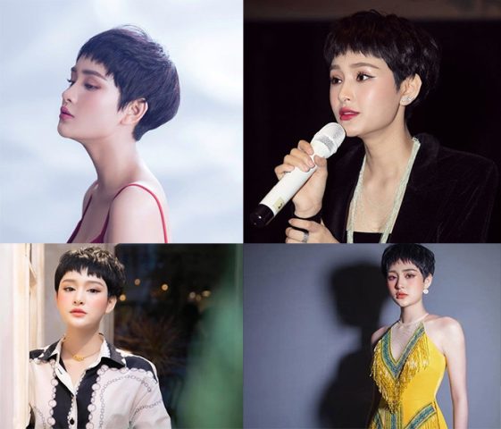 Hiền Hồ tóc tém cá tính và quyến rũ