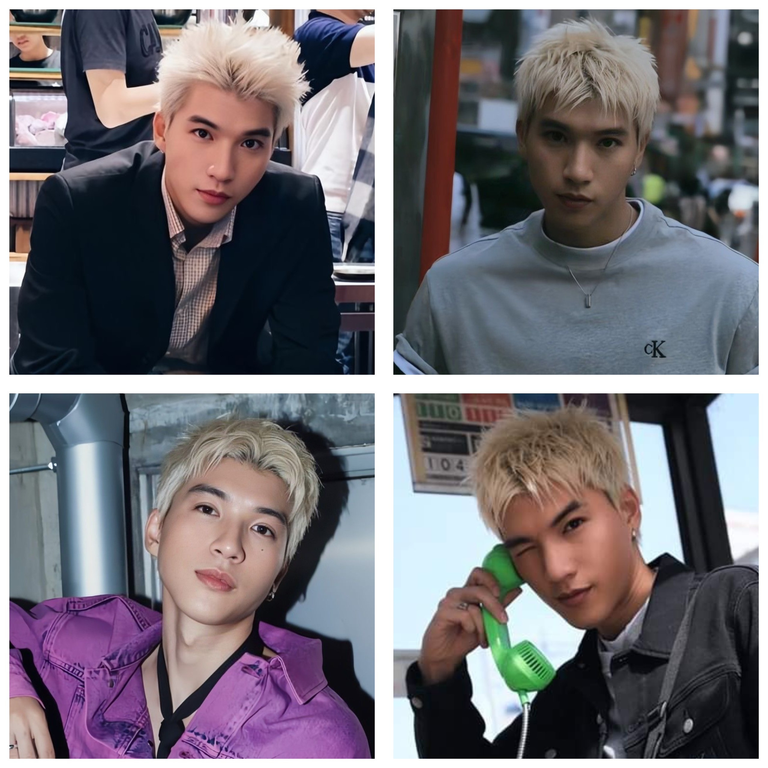 Hiếu Thứ Hai với kiểu tóc nhuộm màu sáng cá tính và phá cách