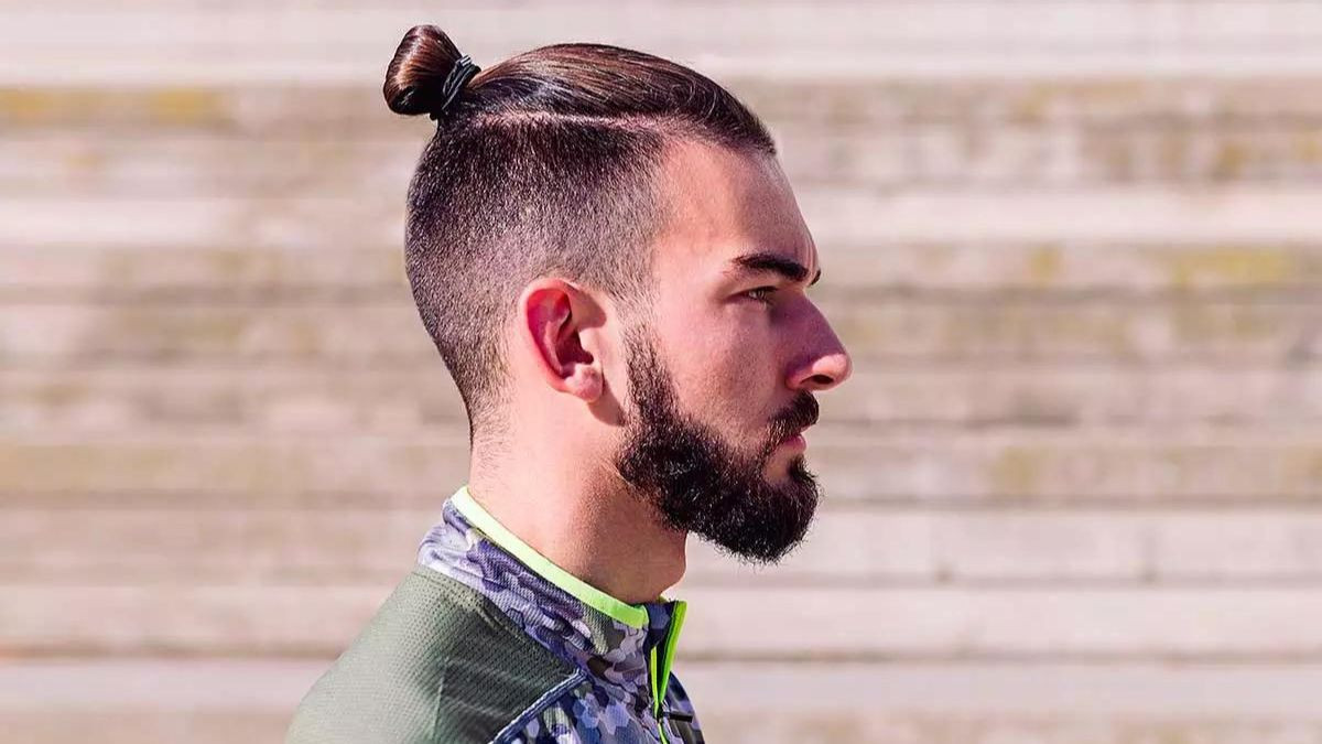 High Fade kiểu buộc tóc cho nam