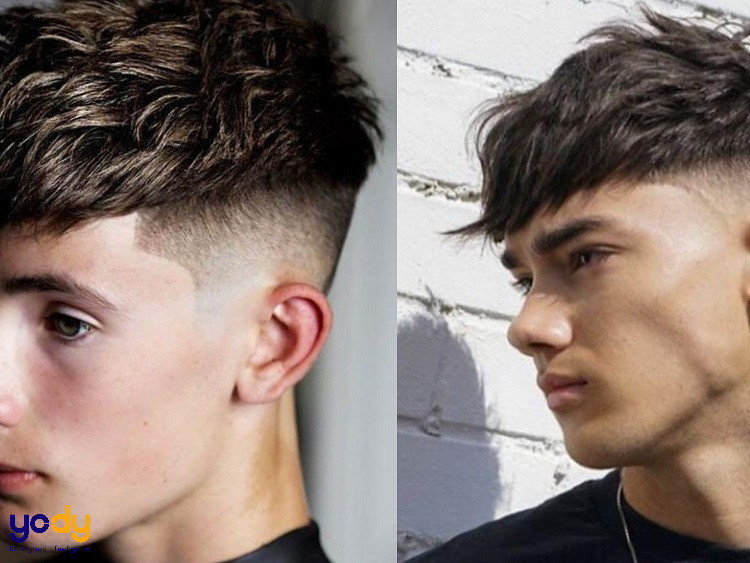 Học sinh nam cấp 2 với kiểu tóc Faux Hawk mạnh mẽ