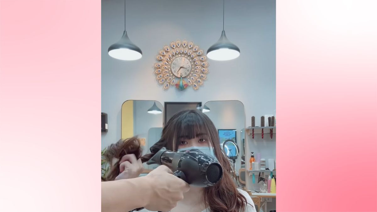 Hướng dẫn sấy tóc uốn xù đũa mì tôm giữ nếp bồng bềnh tại nhà