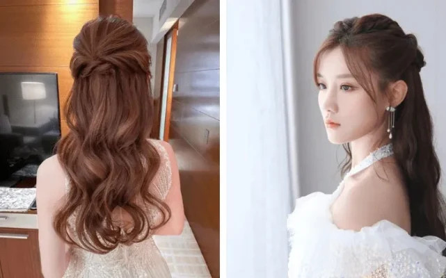 Hướng dẫn tết tóc nửa đầu