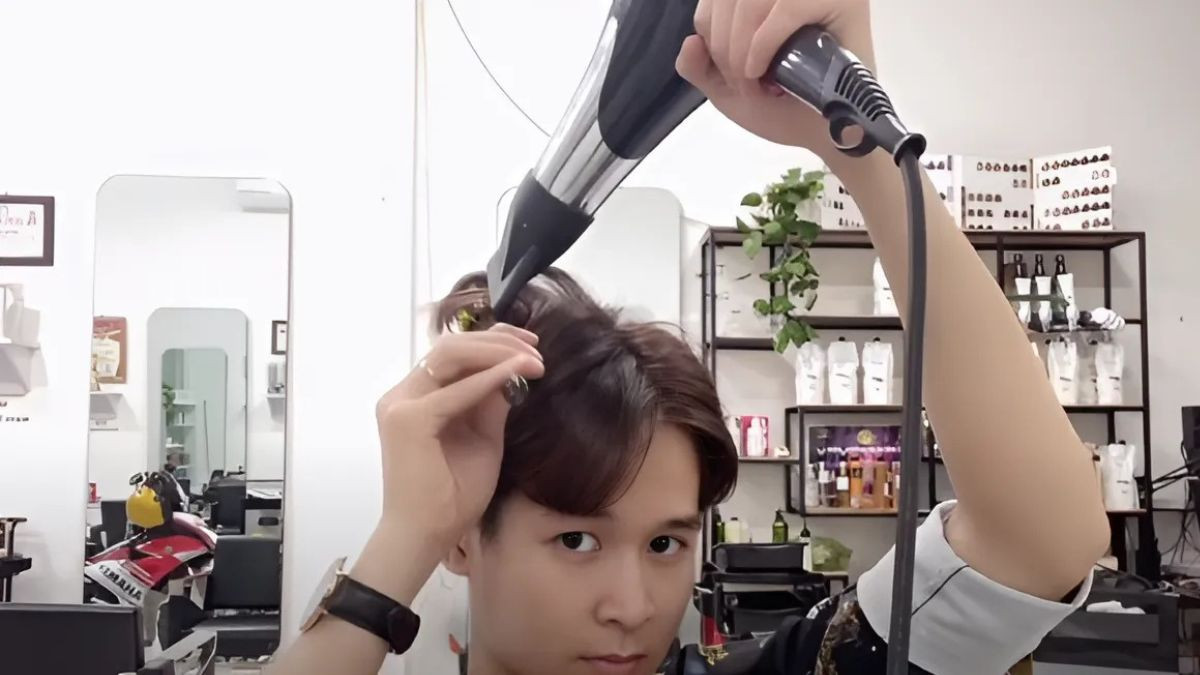 hướng dẫn vuốt tóc 5 5 tại nhà 2