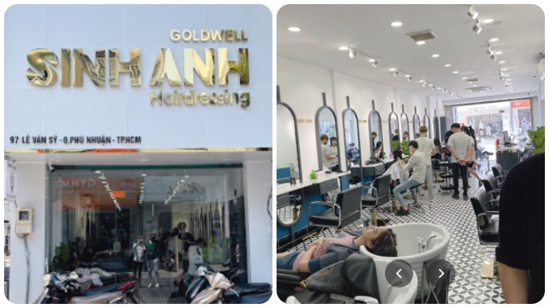 Không gian hiện đại của Sinh Anh Hair Salon, điểm đến cắt tóc ngắn đẹp ở Sài Gòn