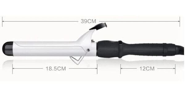 Kích thước chi tiết của máy uốn tóc ngắn chuyên nghiệp